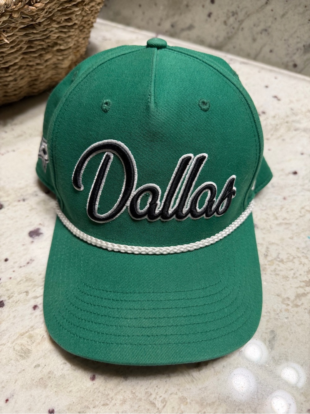 47 Dallas Stars Green Dallas Script Rope Hat One Size